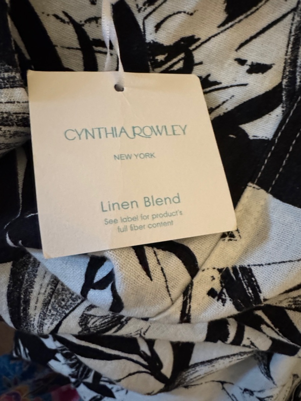 NWT-Cynthia Rowley Black and White High-Low Dress- Size XL - Picture 8 of 9